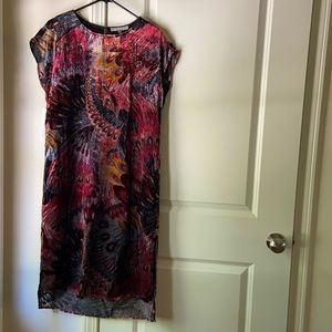 Anthropology Velvet Tunic Dress